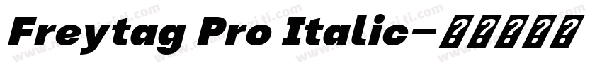 Freytag Pro Italic字体转换